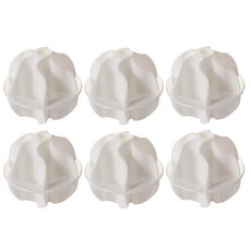 葉片式洗衣球 白色, 6件, 1個