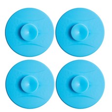 河綠衛生間下水道異味蓋帽藍色, 4件