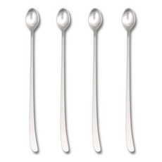 RAONNURI 波浪緞面長柄匙, 單一顏色, 4個