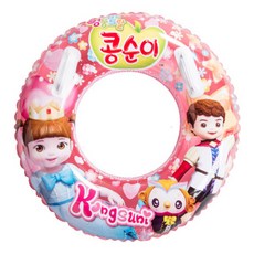 充氣扶手兒童游泳圈 75cm, 1個, 混色