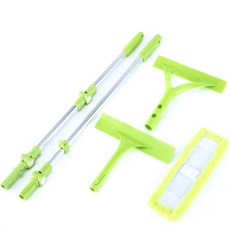 Young green 3段式可拆卸玻璃清潔工具組 綠色, 1個
