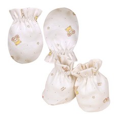 Organic Boom 小熊圖案四季手套+腳套組