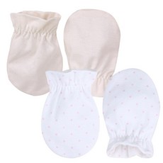 Organic Boom 四季手套 素色+粉色圓點