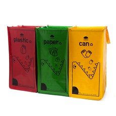 Jjobijrung分類回收箱 3種 54L, 2_Creungyi大容量收集箱3種