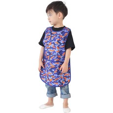 Plie 男童迷彩無袖防水圍裙+夾鏈收納袋