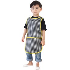 Plie 男童無袖圍裙+格紋夾鏈袋