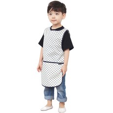 Plie 男童滿版愛心無袖圍裙+夾鏈收納袋