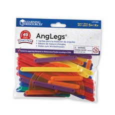 러닝리소스 투명 각도익히기 스마트팩 49p, LER3665, 1개