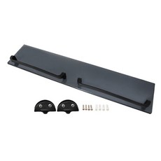 KOXINA 玻璃一字層架 8T, 黑色, 1個