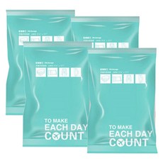 Young green 衣物真空壓縮袋 藍色, 4件, 1個