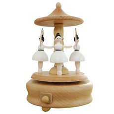 Chukachukanet 芭蕾舞女演員木製音樂盒, 混色