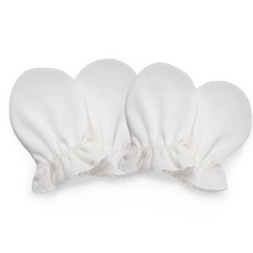 HappyOrganic 印花孩童純棉護手套 2雙入