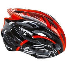 TROVIS 自行車用安全帽 TR-0081, 紅色 黑色