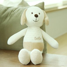 화음베베 오가닉 미니베베 애착인형 누리, 베이지, 1개