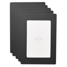 Walgadaks Premium Edition 紙相框 照片尺寸 4 x 6, 黑色