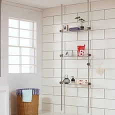 Tres Belle 不鏽鋼立柱式3層浴室整理架 600, 1個, 單一顏色