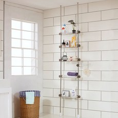 Tres Belle 可移動式5層浴室收納架, 1個, 單色