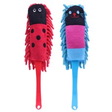 Rivergreen可愛除塵刷 紅+藍, 混色, 1套