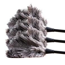 RIVER-GREEN 鴕鳥羽毛除塵撢, 混合顏色, 3個