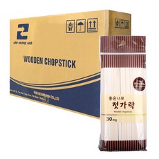 태광 좋은나무 젓가락 종이포장, 30개입, 100개