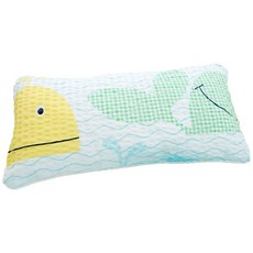 보몽드 순면리플 고래 베개커버 + 베개솜, 그린