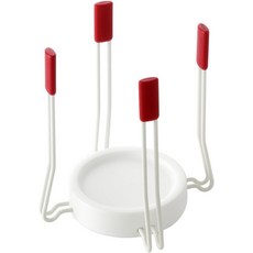 리베라리스타 어바노 컵걸이 다용도 스탠드, 화이트 레드, 1개