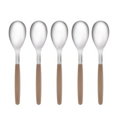 MAHO CUTLERY Tint 成人西餐湯匙, 卡布奇諾, 5個