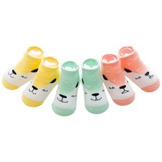 맘스케어 지지에스 잠자는 강아지 양말 3종세트 Y19BSO3008