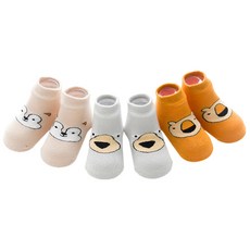 지지에스키즈 동물얼굴 양말 3종세트 Y19BSO3009