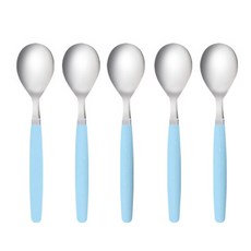 MAHO 兒童湯匙, Sky Blue, 5入