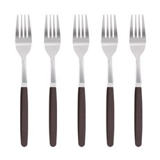 MAHO CUTLERY 成人叉, 5個, 棕色