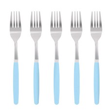 MAHO CUTLERY 成人用叉子, 5個, 天藍色