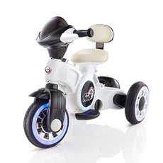 주주토이즈 리오 유아 전동 바이크, 화이트, 1개