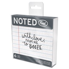 Fred 筆記本造型杯墊 5174865, 混和顏色, 1個