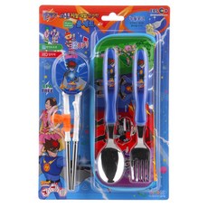 Bungaeman Bungaeman學習筷餐具組, 藍色, 1組