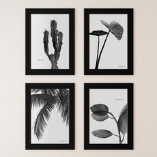 GGOOMIM 植物藝術畫框組, 黑色
