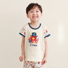 위드오가닉 남아용 오가닉 3부 실내복