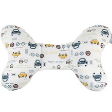 베이비앤아이 사계절 매쉬 유아 나비베개, 붕붕 화이트