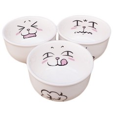 布袋貓咪妙想馬克杯 3入, 1套, 混色