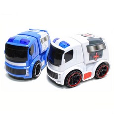 캐스비 플레이 삐뽀카 경찰 + 응급차, 혼합 색상, 1개