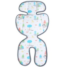 lieto 孩童3D網眼透氣汽車座椅墊, 動物園款, 1個