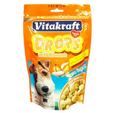 비타크래프트 드롭스 애견 간식 230g, 바나나, 1개