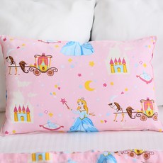 BEAUTE HOUSE 人造絲印花超細纖維枕頭, 公主