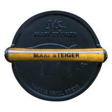 MARI STEIGER 手把式圓形鑄鐵壓肉板, 1組