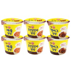 오뚜기 컵밥 제육덮밥 280g x 2p + 춘천 닭갈비 덮밥 280g x 2p + 햄버그 덮밥 280g x 2p, 제육 덮밥 2p + 춘천 닭갈비 덮밥 2p + 햄버그 덮밥 2p, 1세트