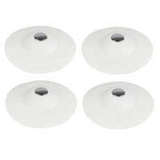 RIVER-GREEN 防毛髮排水口蓋 白色, 4入