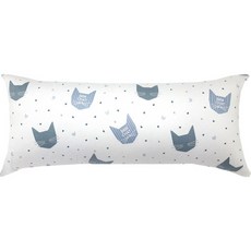 Ein Haus 貓咪圖案靠枕, 灰色