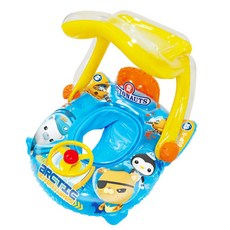 The Octonauts 兒童汽車遮陽游泳圈, 1個, 混色