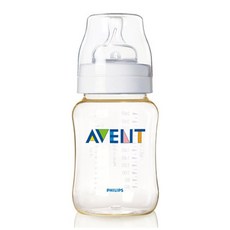 PHILIPS AVENT 新安怡 睡眠奶瓶 260ml, 快速流量階段, 黃色透明款