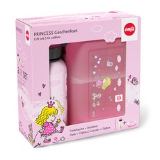 Emsa Princess 運動水壺 + 午餐套餐, 粉色, 1組